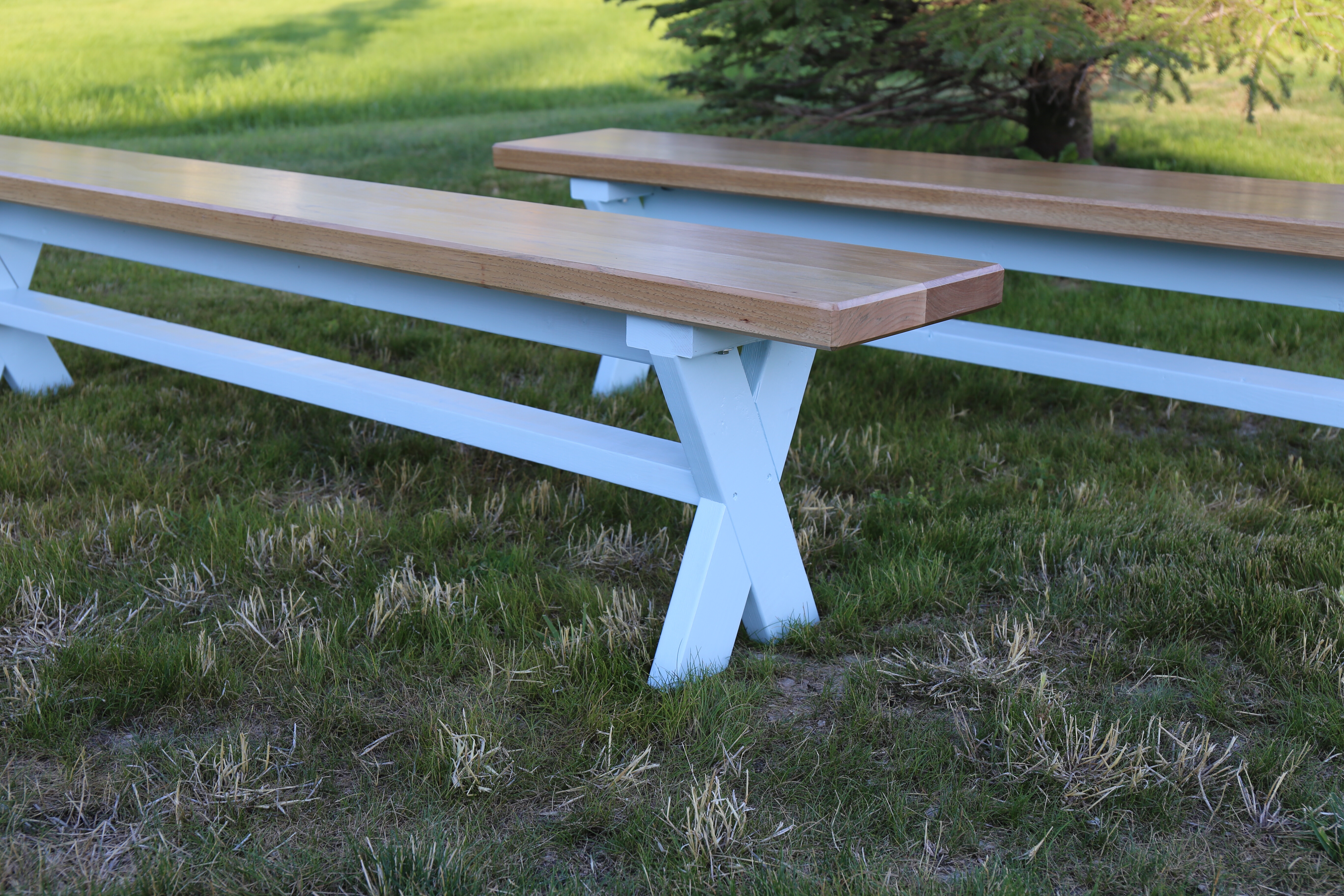 Custom dining table bench 