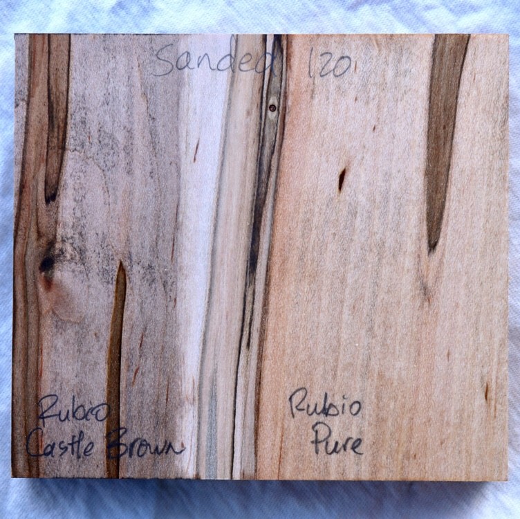 Wood and finish samples 